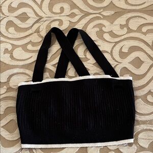 Savage X Fenty Black Ribbed Top